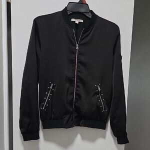 Black Bomber Jacket